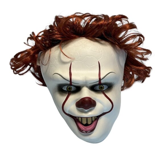 Pennywise Clown Mask Stephen King's IT Halloween Adult Mask Costume - Picture 1 of 6